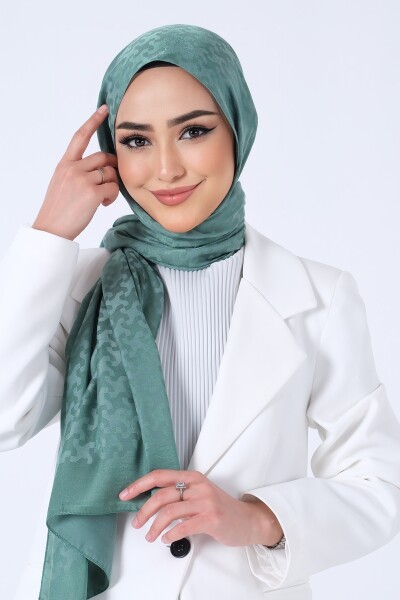Çim Yeşili Eslem Jakar Şal - 2