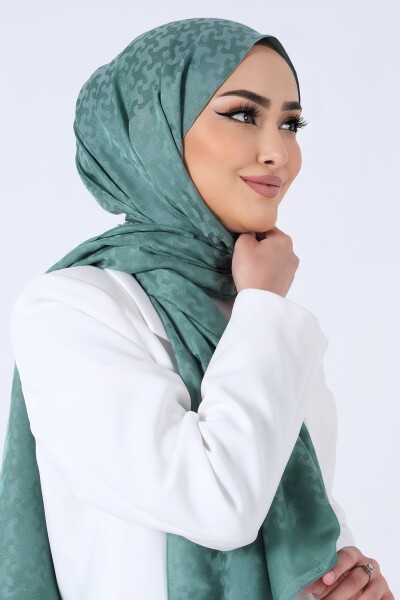 Çim Yeşili Eslem Jakar Şal - 3