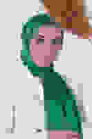 Çim Yeşili Janjan Şal Çim Yeşili