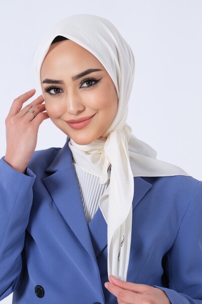 Ekru Asya Eşarp - 6