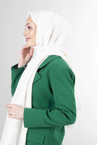 Ekru Brisa Vual Şal - 5