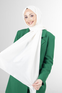 Ekru Brisa Vual Şal 