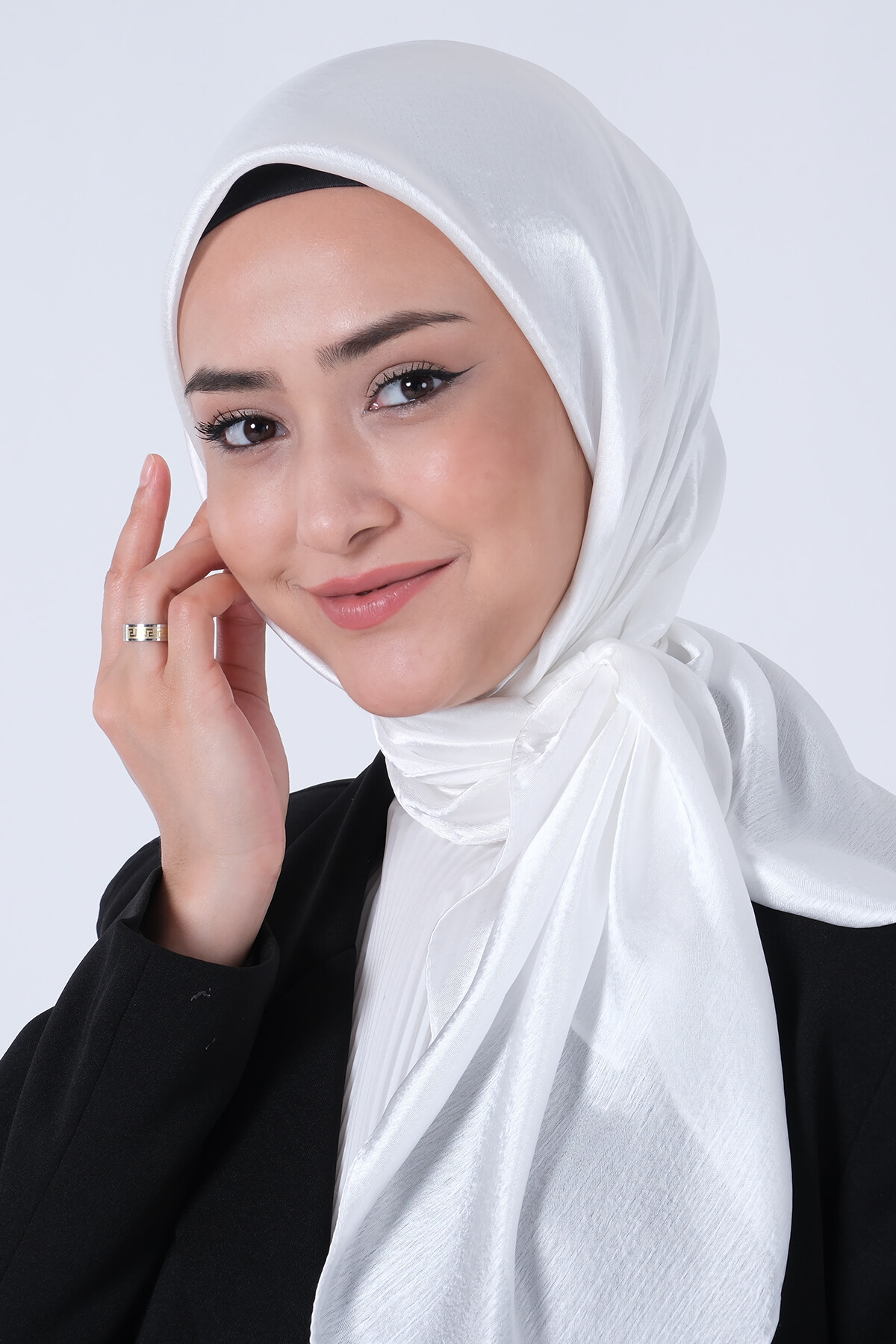 Ekru Janjan Eşarp - harem