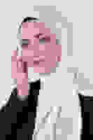 Ekru Janjan Eşarp Ekru