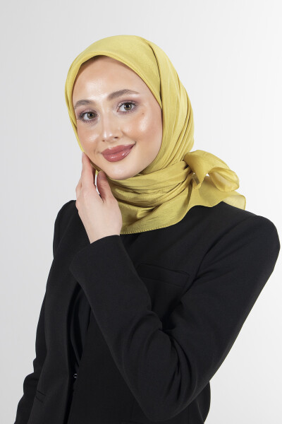Fıstık Yeşili Brisa Vual Eşarp - 3
