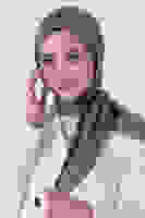 Füme Janjan Eşarp Füme