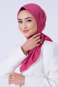 Fuşya Asya Eşarp 
