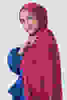 Fuşya Beyza Jakar Şal Fuşya