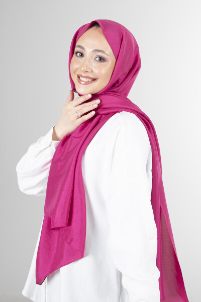 Fuşya Brisa Vual Şal - 3