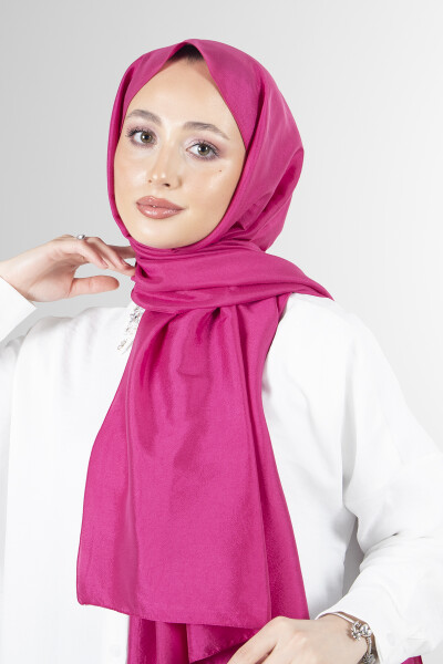 Fuşya Brisa Vual Şal - 5
