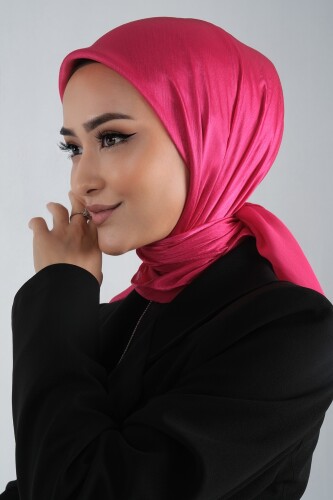 Fuşya Janjan Eşarp - harem