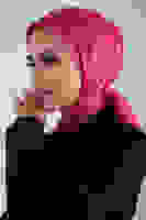 Fuşya Janjan Eşarp Fuşya