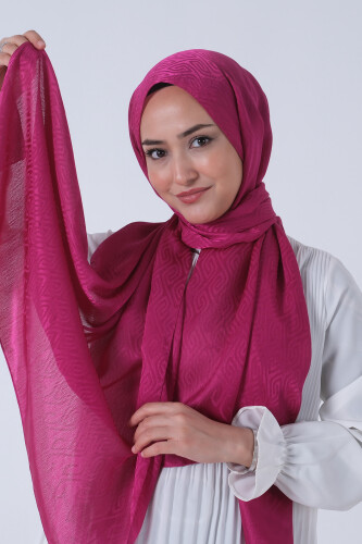 Fuşya Masal Jakar Şal - harem