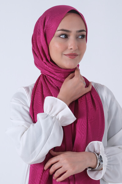 Fuşya Masal Jakar Şal - 4