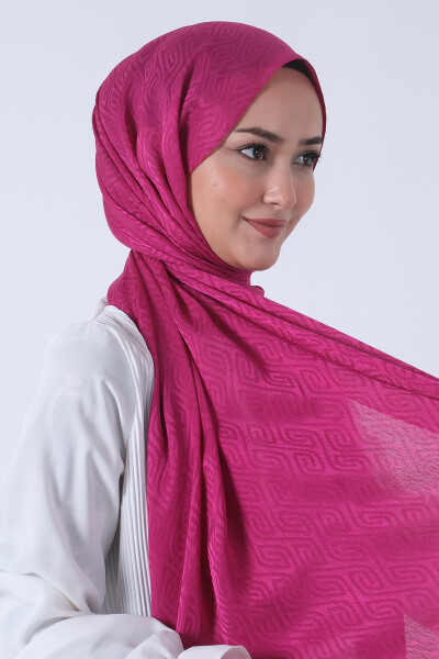 Fuşya Masal Jakar Şal - 5