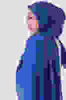 Gece Mavisi Ahsen Jakar Şal Gece Mavisi