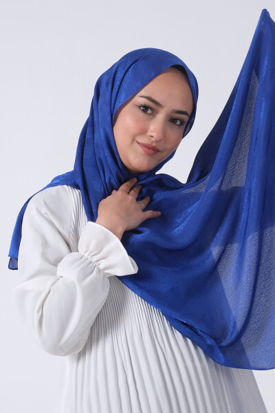 Gece Mavisi Ahsen Jakar Şal - 2