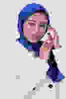 Gece Mavisi Janjan Eşarp Gece Mavisi