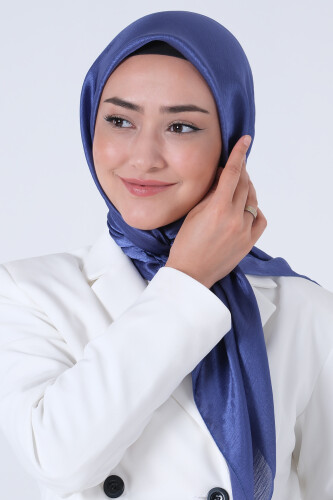 Gökmavi Janjan Eşarp - harem