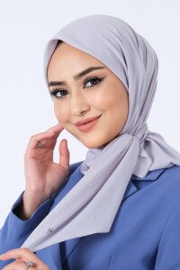 Gri Asya Eşarp 