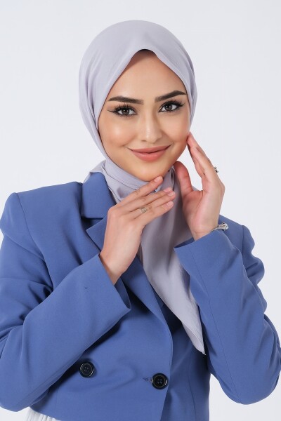 Gri Asya Eşarp - 5