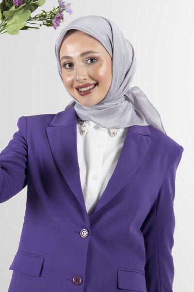 Gri Brisa Vual Eşarp - 8