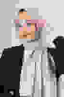 Gri Brisa Vual Şal Gri