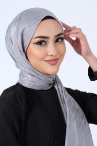Gri Esila Jakar Şal 