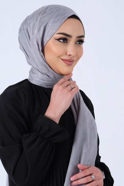 Gri Esila Jakar Şal - 2