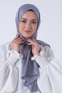 Gri Nefes Jakar Şal 