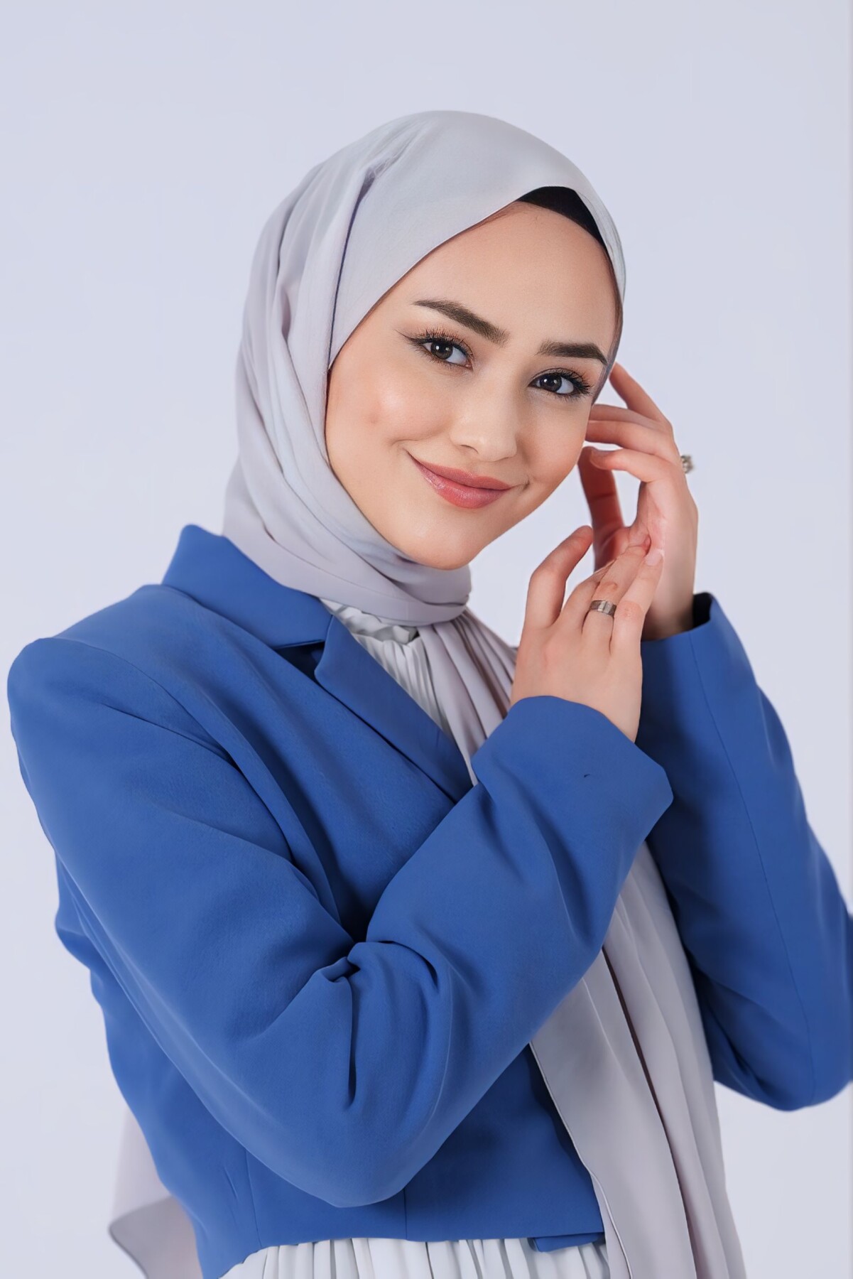 Gümüş Asya Şal - harem