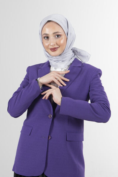Gümüş Brisa Vual Eşarp - 1