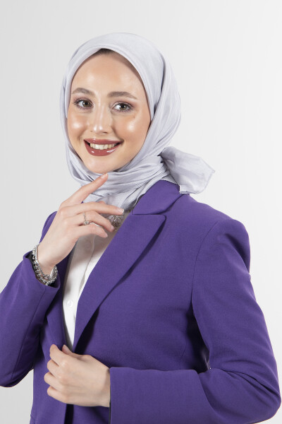 Gümüş Brisa Vual Eşarp - 4