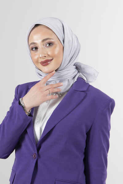 Gümüş Brisa Vual Eşarp - 5