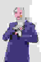 Gümüş Brisa Vual Eşarp Gümüş