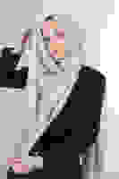 Gümüş Brisa Vual Şal Gümüş