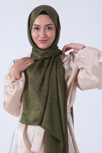 Haki Beyza Jakar Şal 