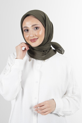 Haki Brisa Vual Eşarp - harem