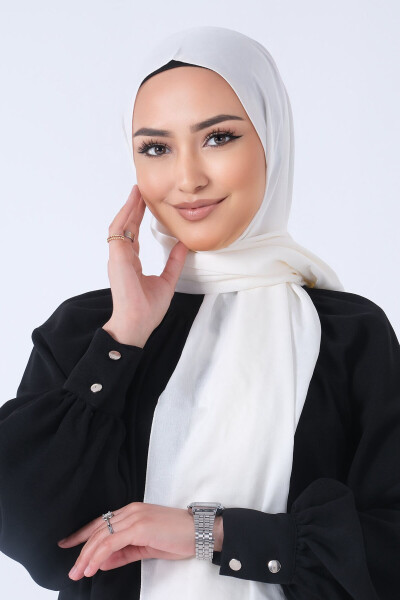 İnci Krem Ağaçkabuğu Şal - 2