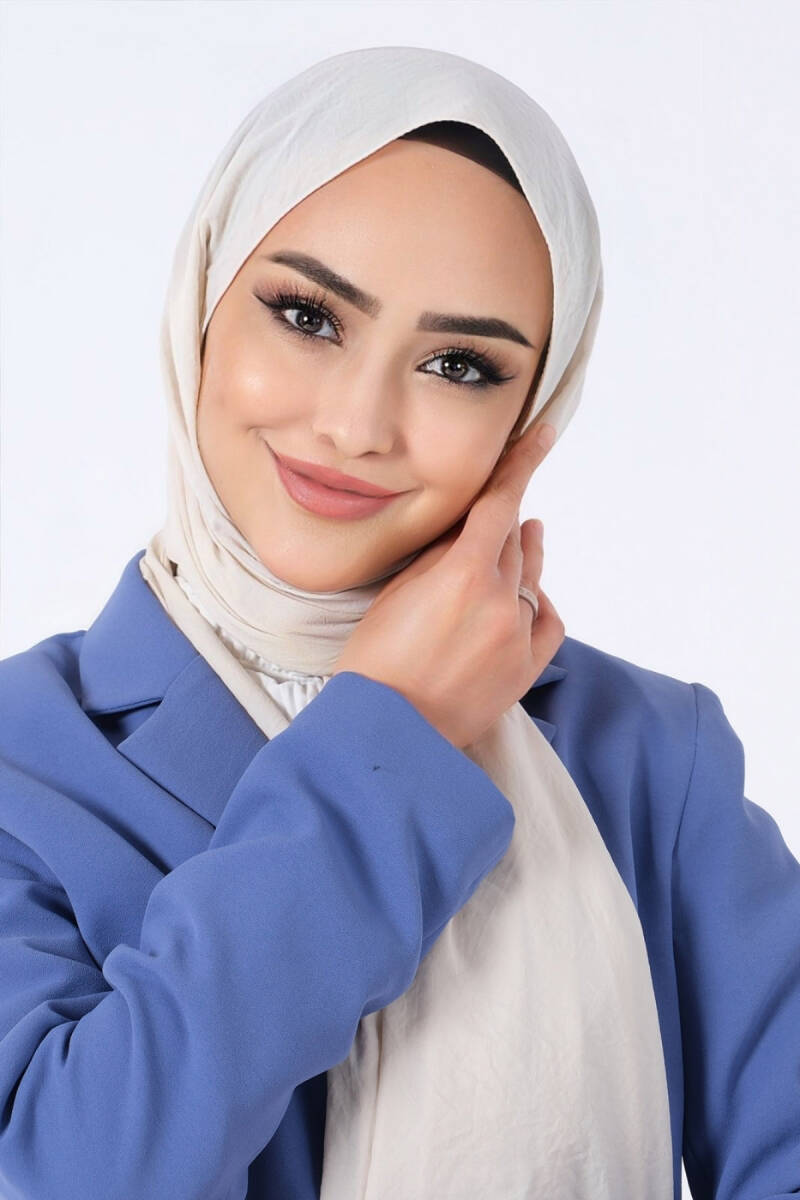 İnci Krem Asya Şal