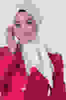 İnci Krem Janjan Eşarp İnci Krem