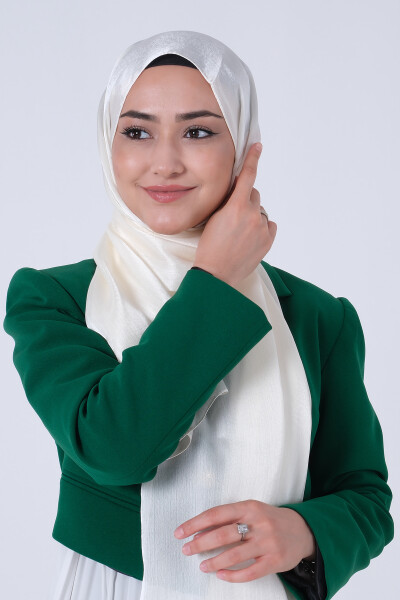 İnci Krem Janjan Şal - 3