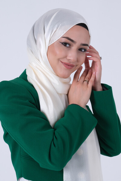 İnci Krem Janjan Şal - 4