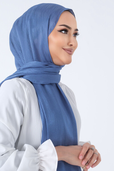 İndigo Ağaçkabuğu Şal - 2