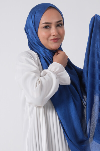 İndigo Ahsen Jakar Şal - 1