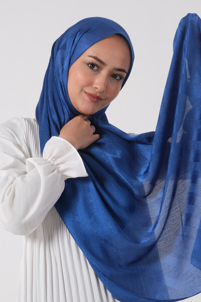 İndigo Ahsen Jakar Şal - 4