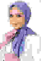 İndigo Asya Eşarp İndigo