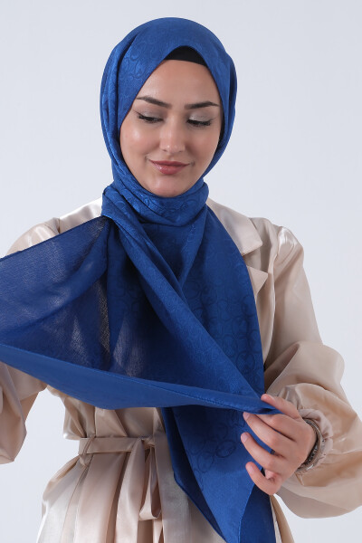 İndigo Beyza Jakar Şal - 4