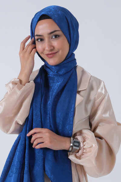 İndigo Beyza Jakar Şal - 3