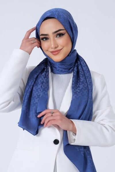 İndigo Eslem Jakar Şal - 3